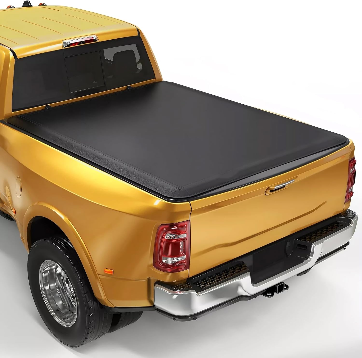 Soft Tri-Fold Truck Bed Tonneau Cover Fits for Ford F150 F-150 2015-2023, 6.5' Bed (79")