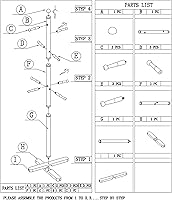 Vista 7 de Frenchi Home Furnishing - silla de metal plegable, para niños, Madera, Blanco