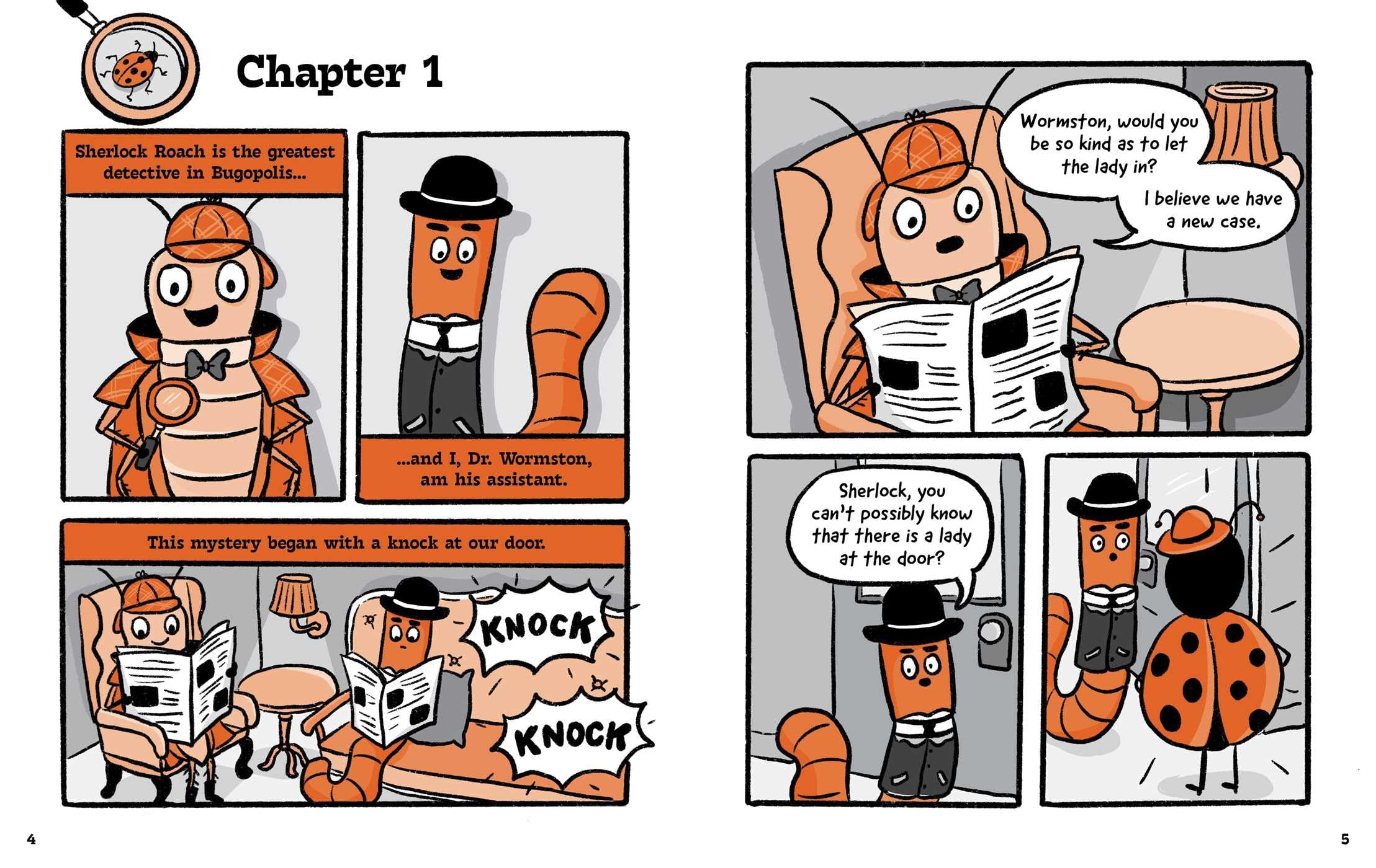 Sherlock Roach and the Case of the Crunchy Crumb: A Star Chapter Book