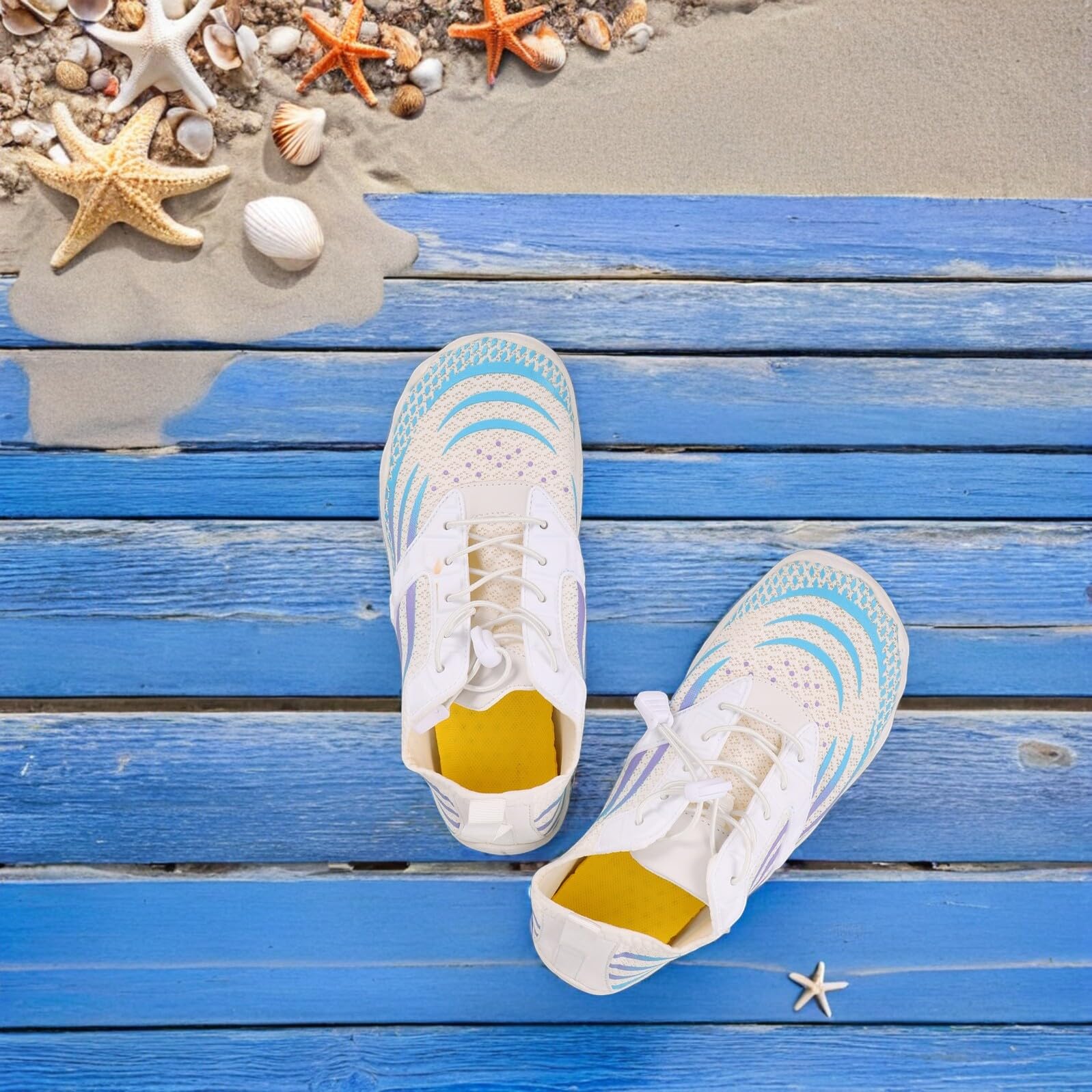 ibasenice Zapatos de Agua Unisex Antideslizantes de Secado Rápido para Playa y Piscina Calzado Flexible y Transpirable para Surf Buceo y Actividades Acuáticas Talla