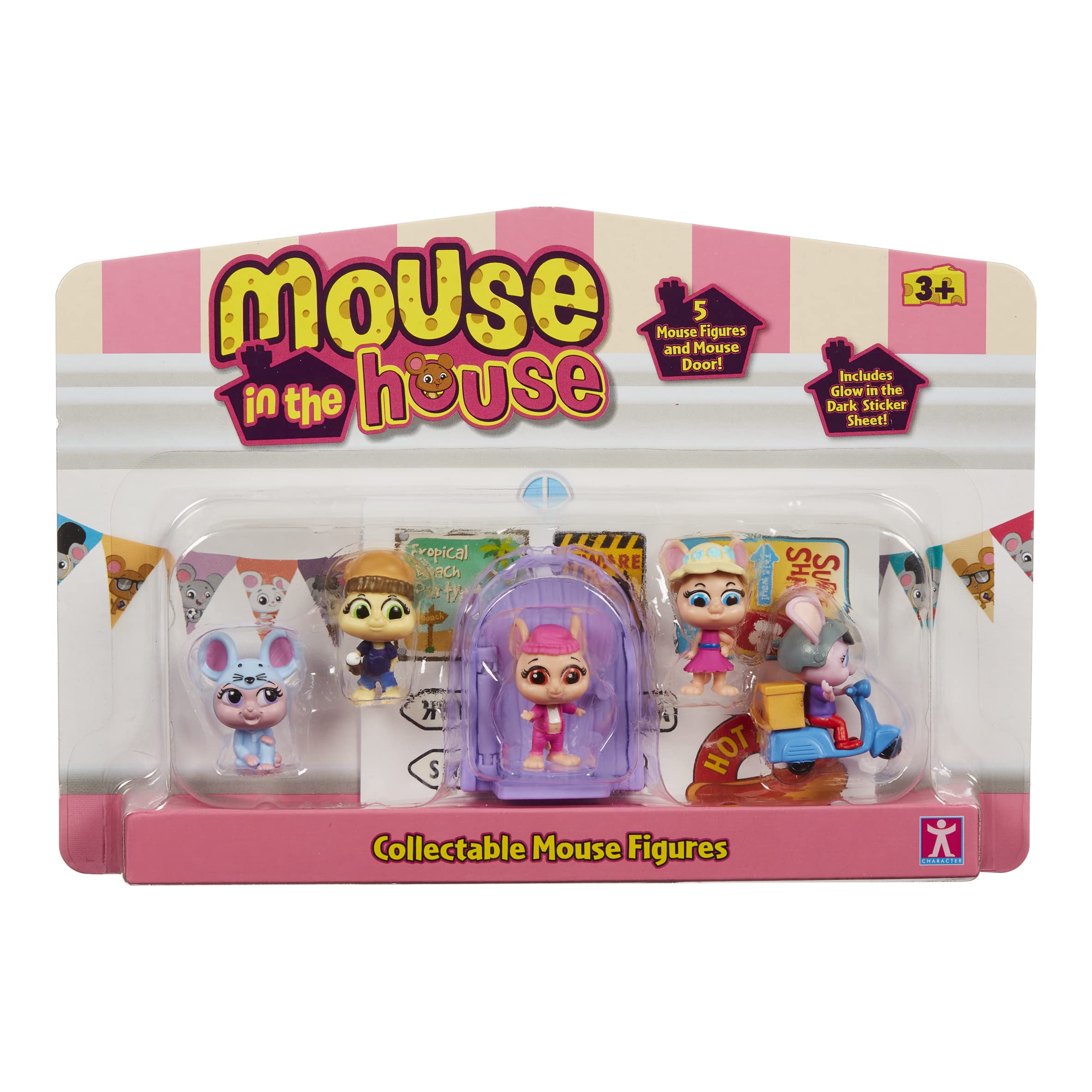 Character Options Millie & Friends – Maus Im Haus 5 Figuren Pack, Sammelspielzeug Für Kinder 3-7 Jahre