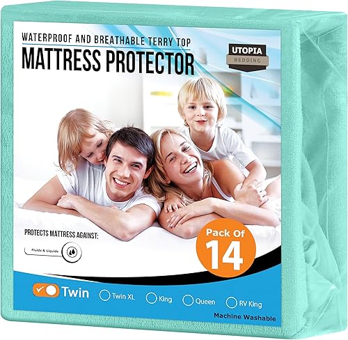 Miniatura 43 de Utopia Bedding – Protector premium de colchón impermeable – Funda de colchón ajustable transpirable.