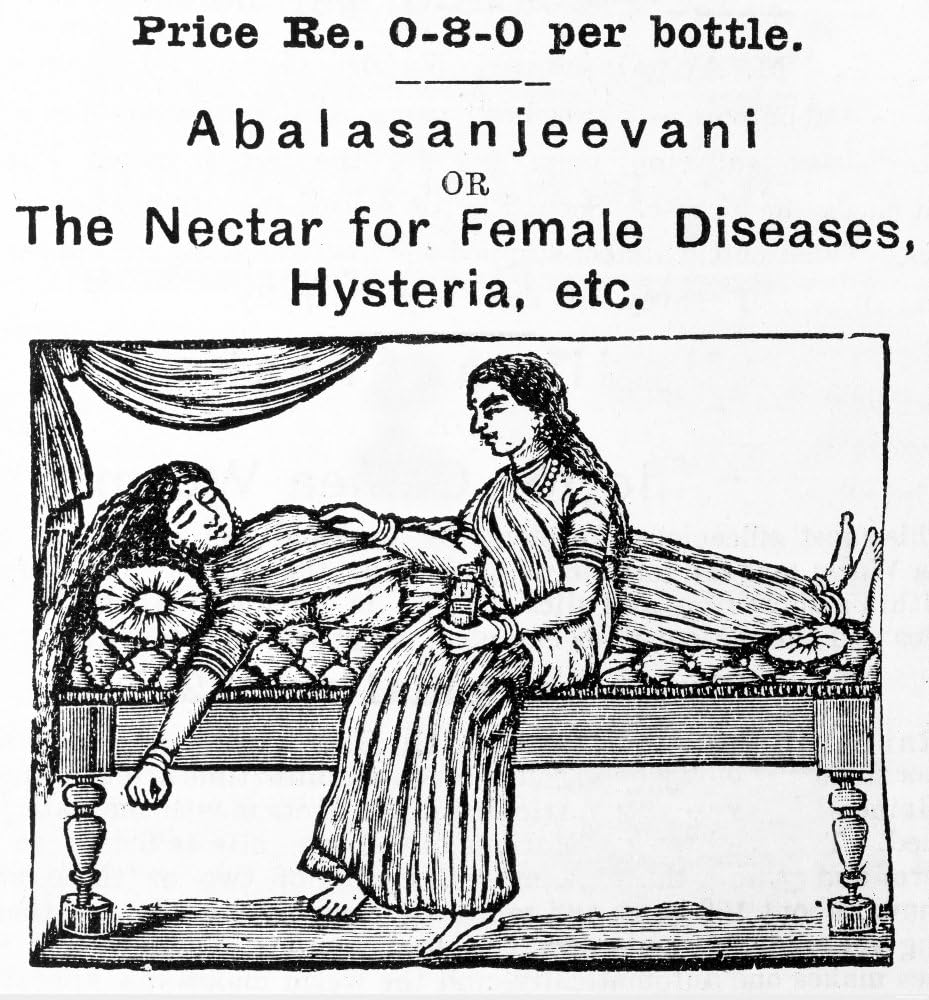 Ayurvedic Medicine Female Hysteria 19th Century Poster
