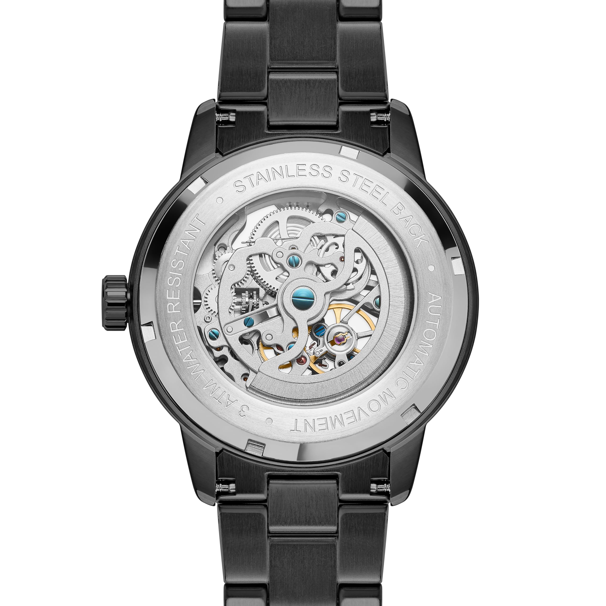 Reloj de pulsera automático para hombre, acero inoxidable 316L y cristal de zafiro