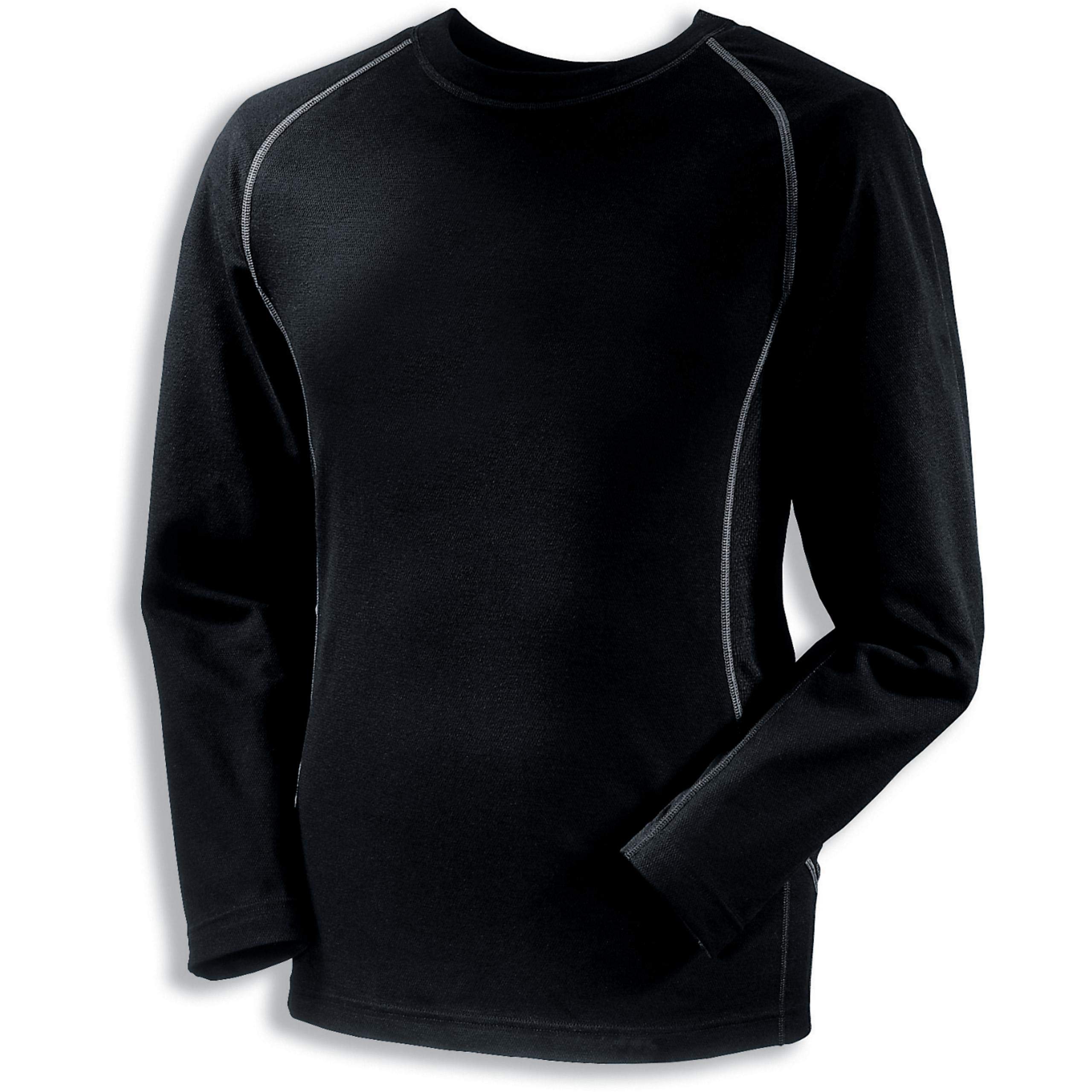Uvex Camiseta de Trabajo Funcional para Hombre – Camiseta de Manga Larga Negra para Hombre – Desarrollada para un Transporte rápido del Calor