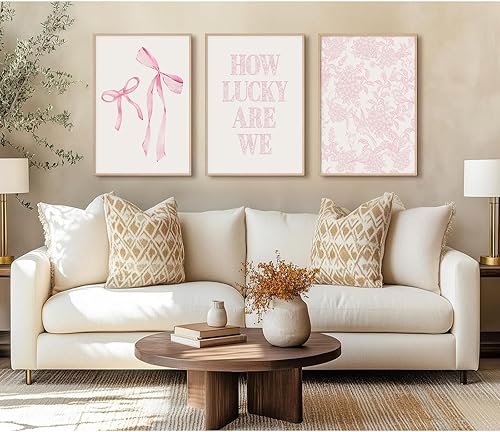 Miniatura 125 de Arte de pared bohemio con margaritas, decoración de pared de lienzo de montaña, impresiones abstractas de flores silvestres, puesta de sol, arte de