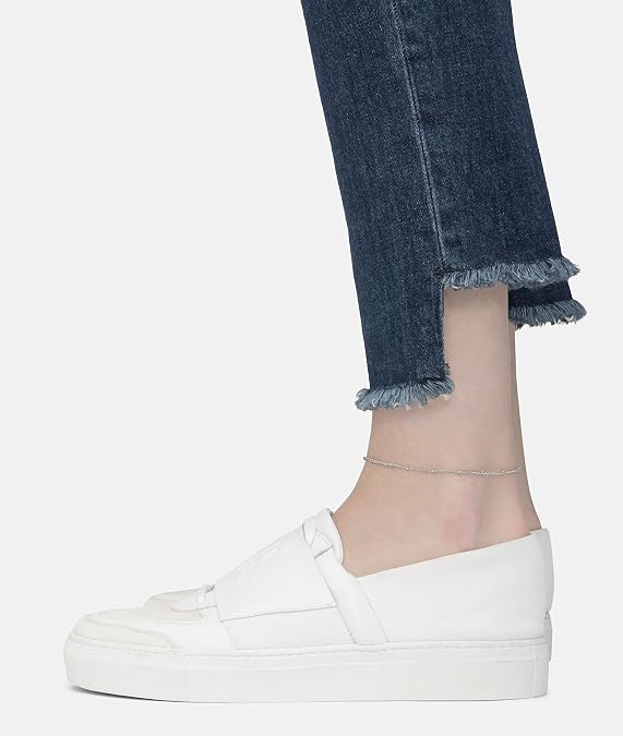 Liebeskind Berlin Filigree Anklet with Logo Pendant