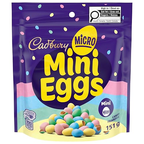 Cadbury Micro Mini Eggs, Chocolatey Candy Eggs, 151g