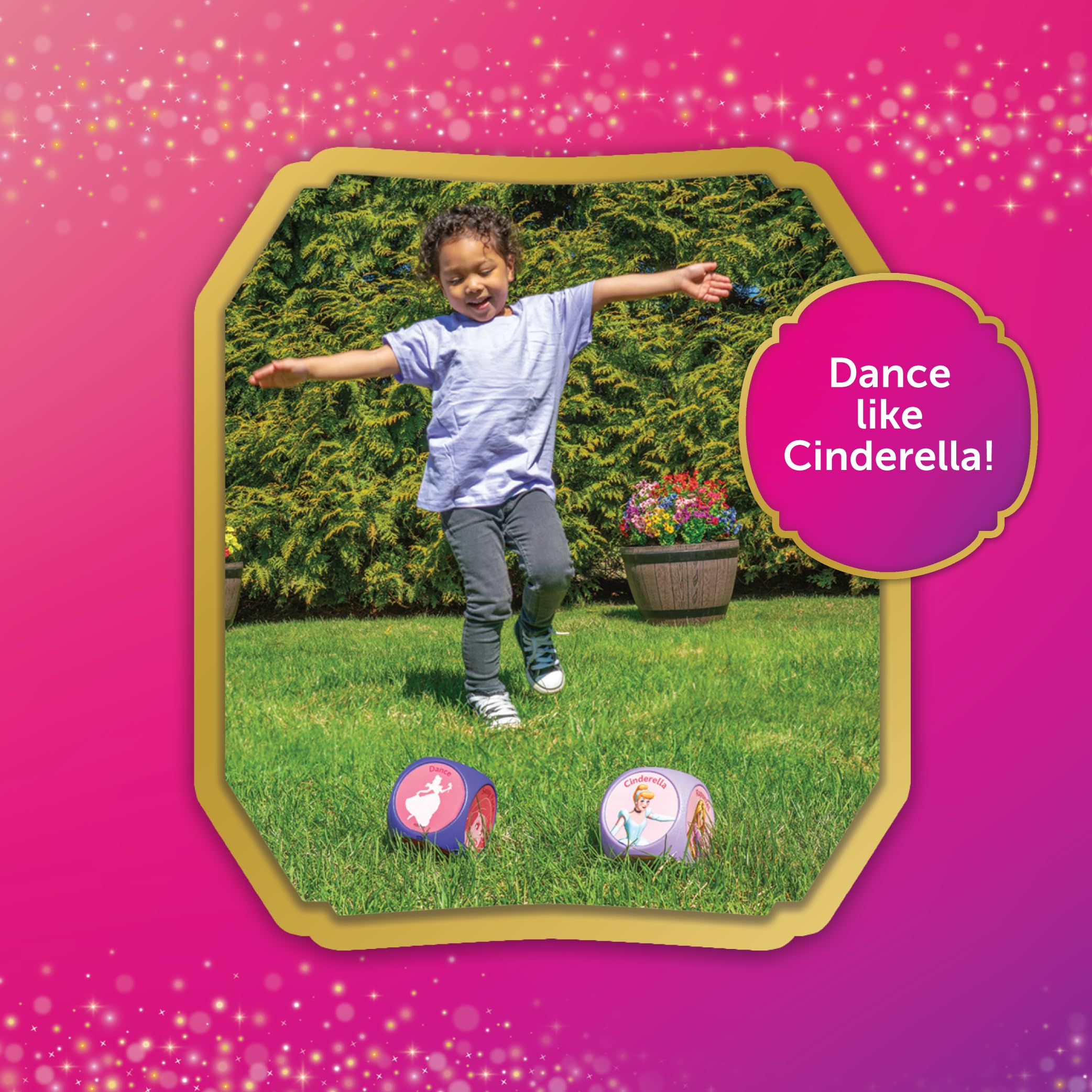 Disney Princess Dice Imagination Act Out The Action Game | Noche de juegos familiares para todas las edades | Diversión creativa y atractiva para todos, con princesas de Disney con 36 combinaciones