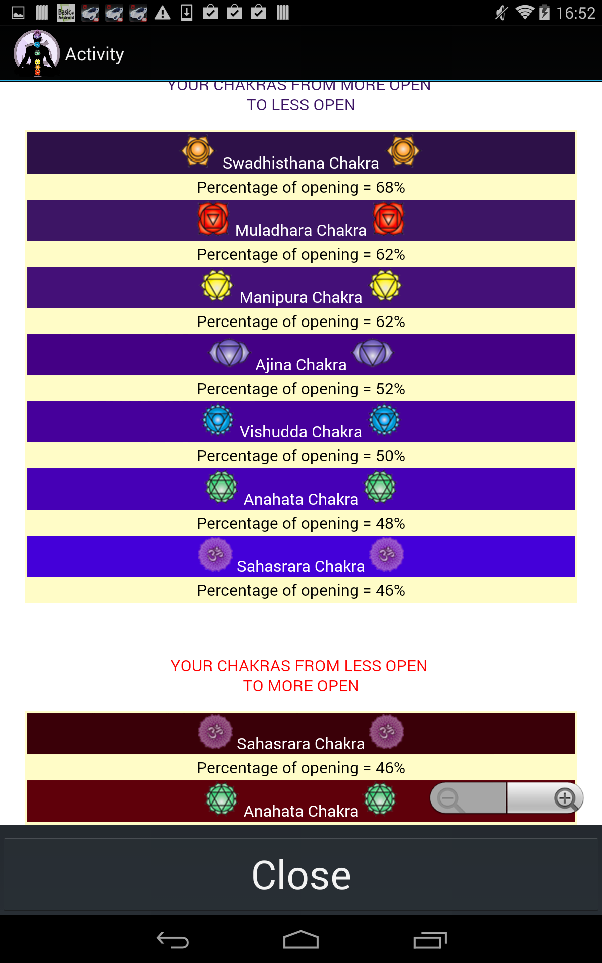Chakra Test discover the situation of your chakras - Aplicativo na ...