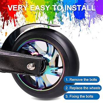 Scooter Wheels 100 Pro Stunt Scooters Replaceent Wheels With ABEC-9 Bearing Fit For Albott