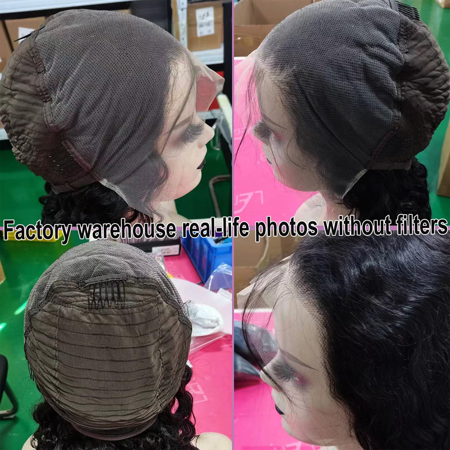 Lemoda 210% Density Full 13x6 Water Wave Lace Frontal Human Hair Wigs 30Inch Deep Wave 13x6 HD Lace Front Wigs Upgraded Larger Lace Human Hair Wig Tiny Knots 12A