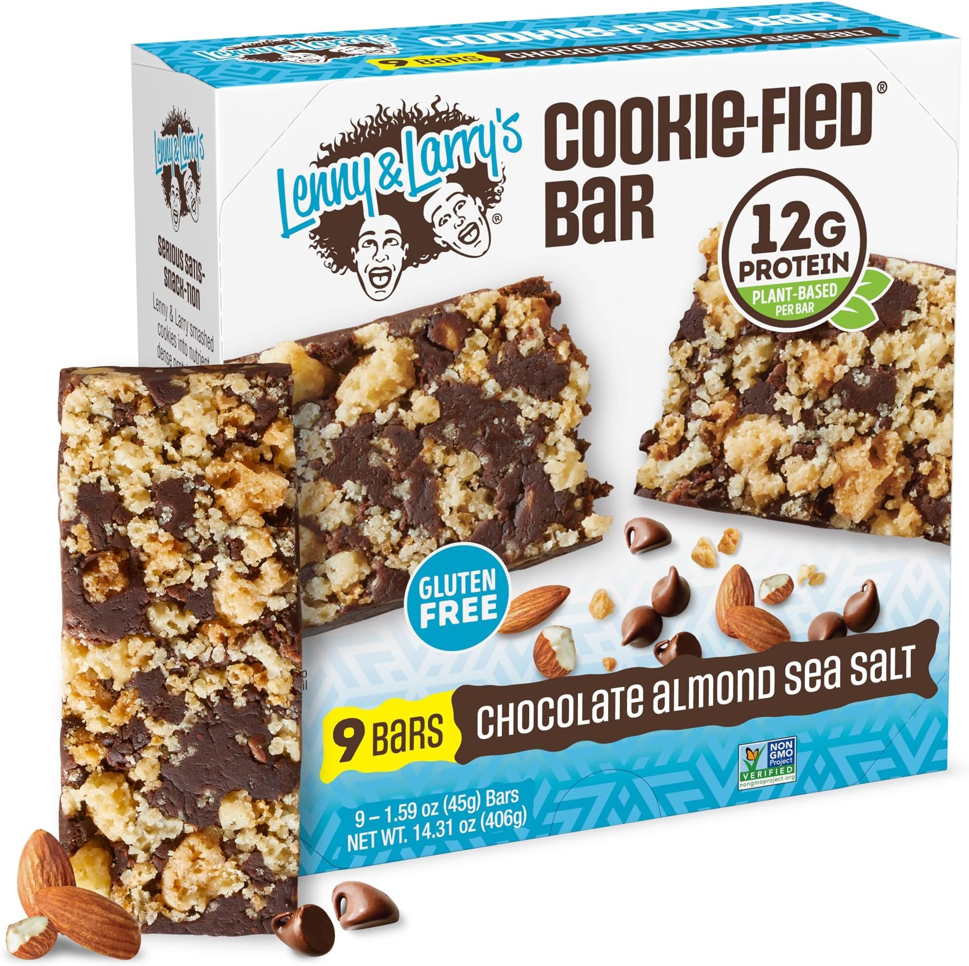 Lenny & Larry's Cookie-Fied Protein Bar Cookies & Creme 12g 9 Pack — Amazon image 14