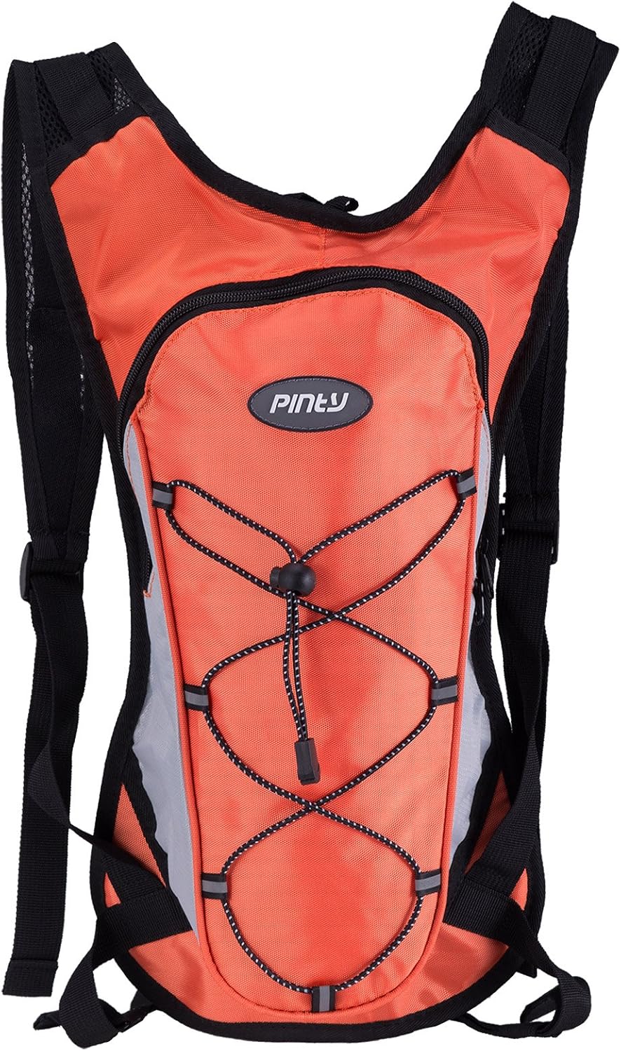 Pinty Hydration Backpack Pack with 2L Water Bladder for One Day Outdoor Climbing, Hiking, Cycling