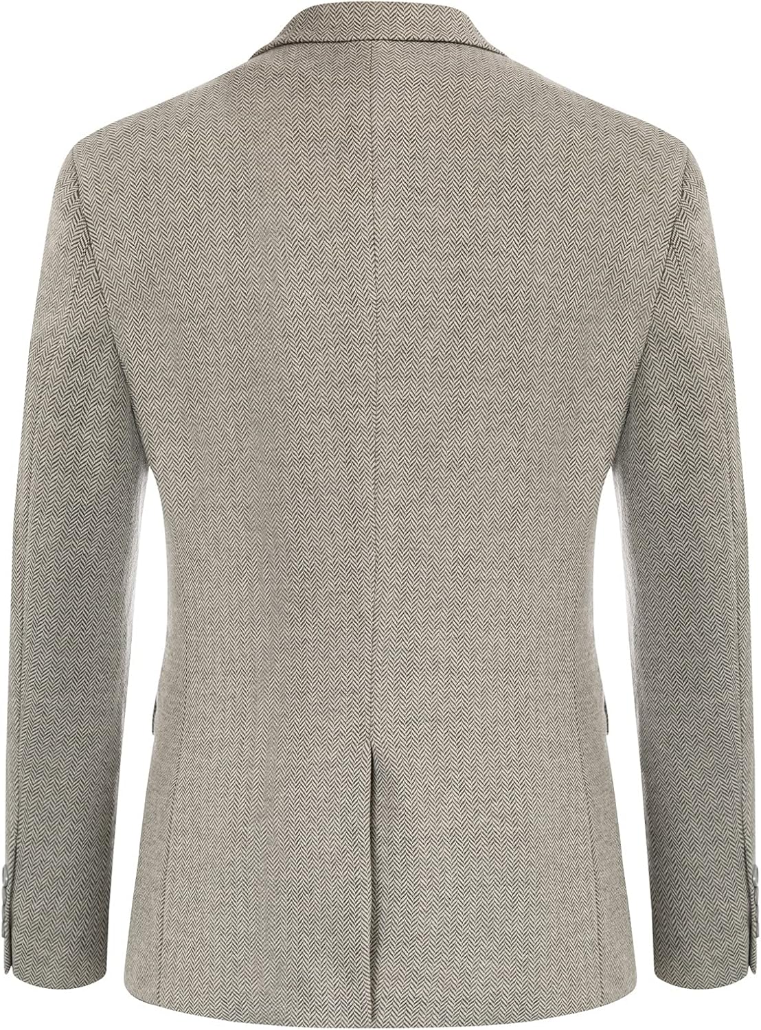 PJ PAUL JONES Men's Herringbone Blazer Jacket Lightweight Casual Knit Sport Coat - Image 4