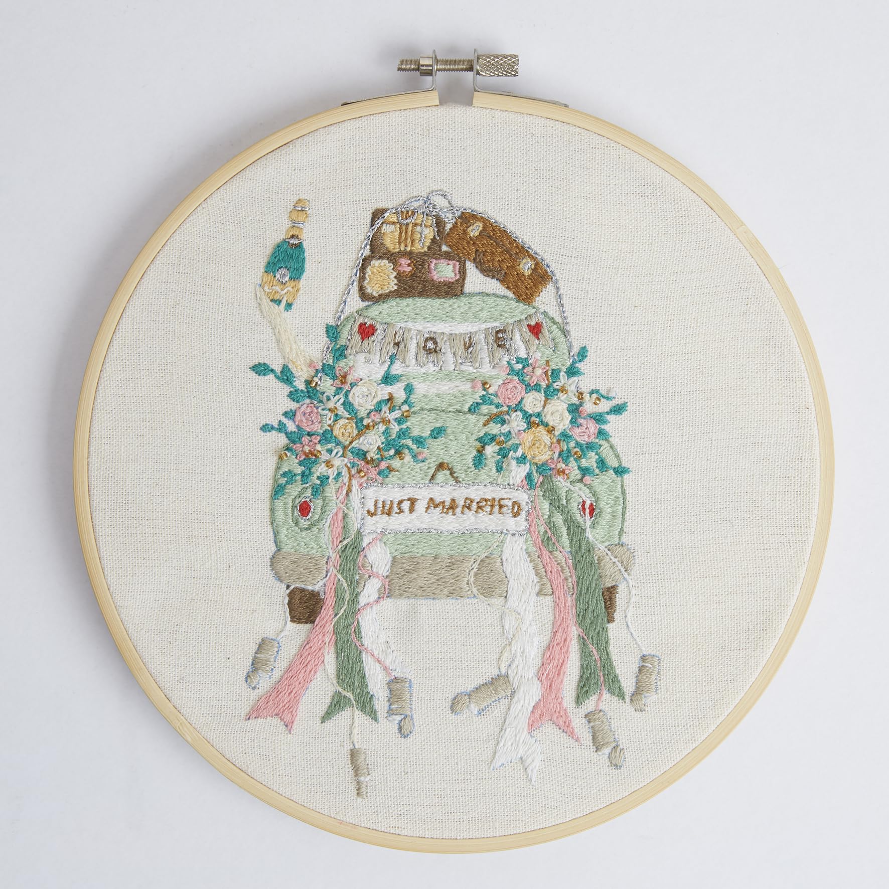 Sew And So On Premium Embroidery Kit, Wedding Car, Kits for Adults & Cross Stitch for Beginners Gift Idea, Beginner Patterns - Image 2