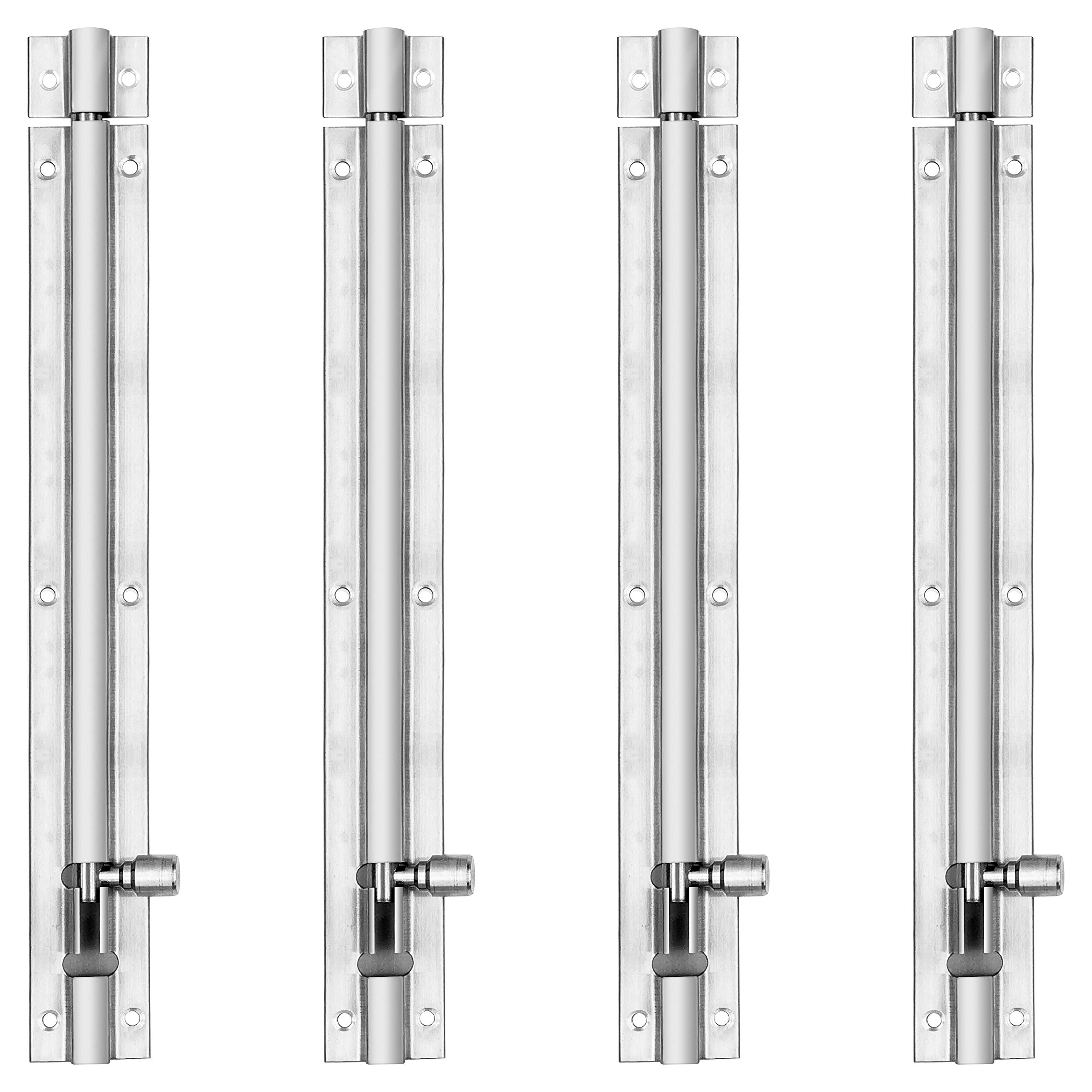 Atlantic Morden Plain Tower Bolt 10 inch (Stainless Steel, Two Tone Silver, Pack of 4 Piece) (B082MP5Q4Y) Amazon Price History, Amazon Price Tracker