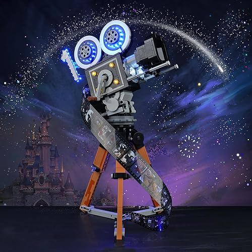 Miniatura 5 de Kit de luz LED para Lego Disney Walt Disney Tribute Camera 43230, juego de construcción, versión de control óptico, kit de iluminación para Lego