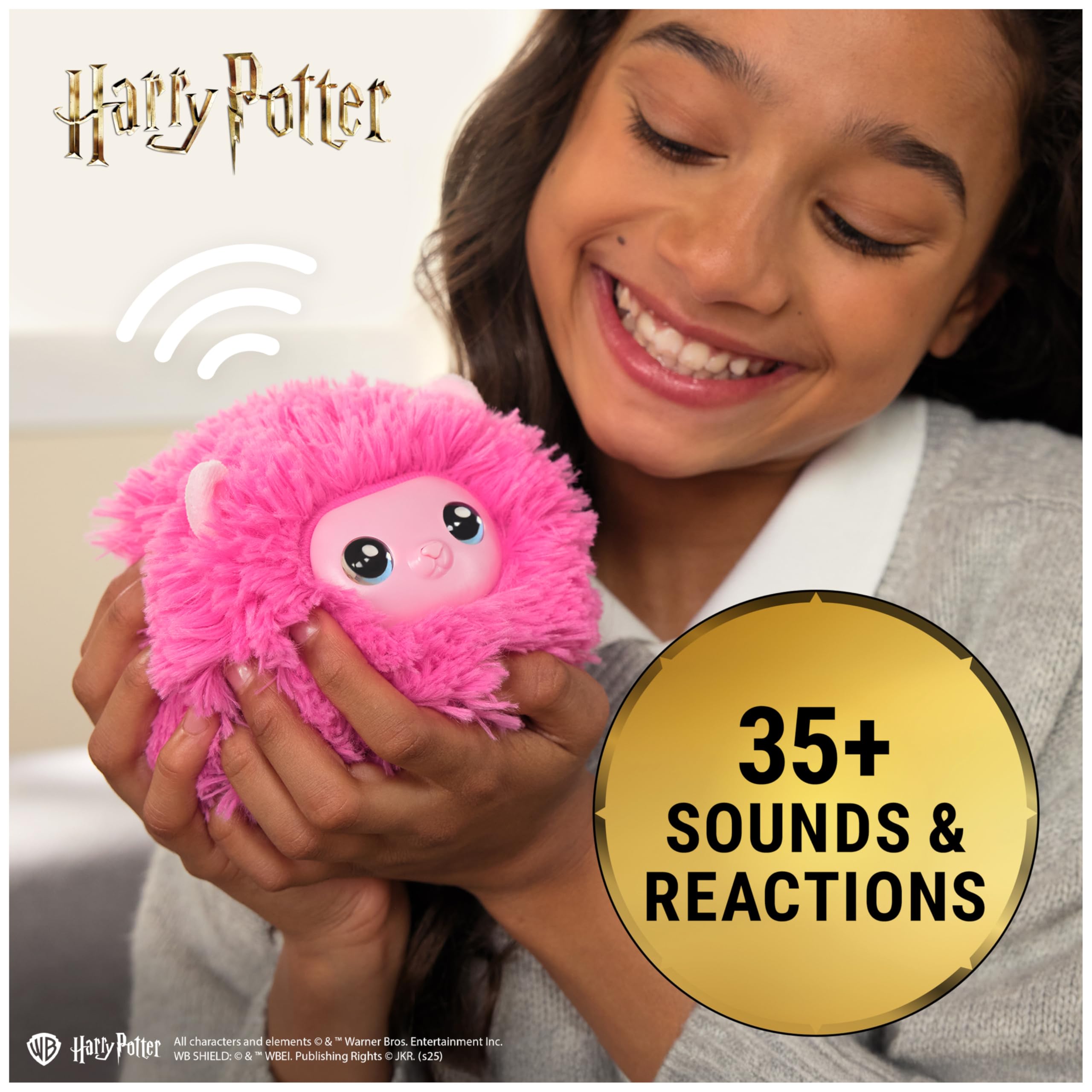 Wizarding World 6072710 Interactive Pygmy Puff, wielokolorowe