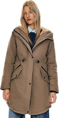 Miniatura 7 de Orolay Parka Abrigo de invierno con forro polar grueso para mujer con bolsillos