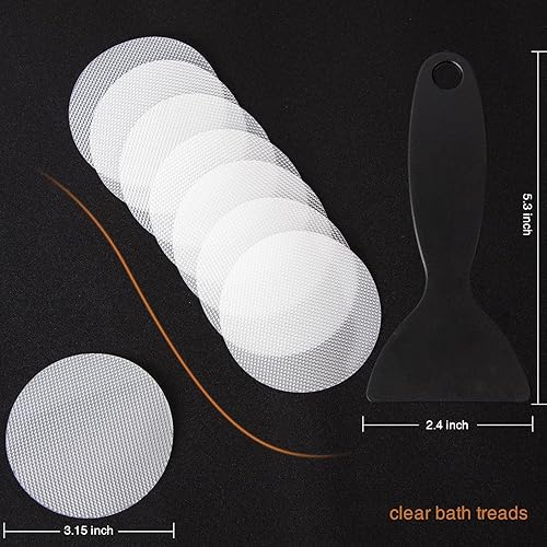 Miniatura 3 de 36 calcomanías antideslizantes para bañera, tinas de baño de seguridad, duchas, peldaños adhesivos, raspador