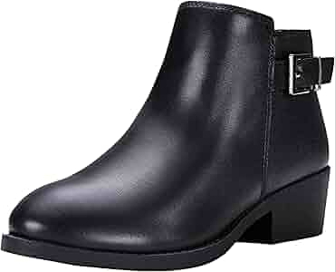 Y’s lady’s short boots black 25〜25,5cm Amazon.com | Jeossy Women's Black Ankle Short Boots, Leather