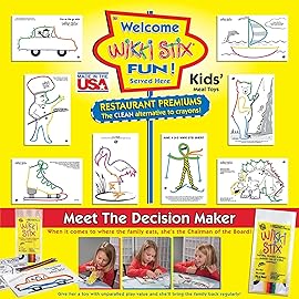 WikkiStix Mini Play Paks, 250 Individual paks! Great for Restaurants, Parties, Travel, classrooms Giving, Made in The USA!