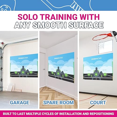 Miniatura 4 de Póster de práctica de pickleball equipo de práctica de pickleball para principiantes - Rebotador de práctica de pickleball para interiores y