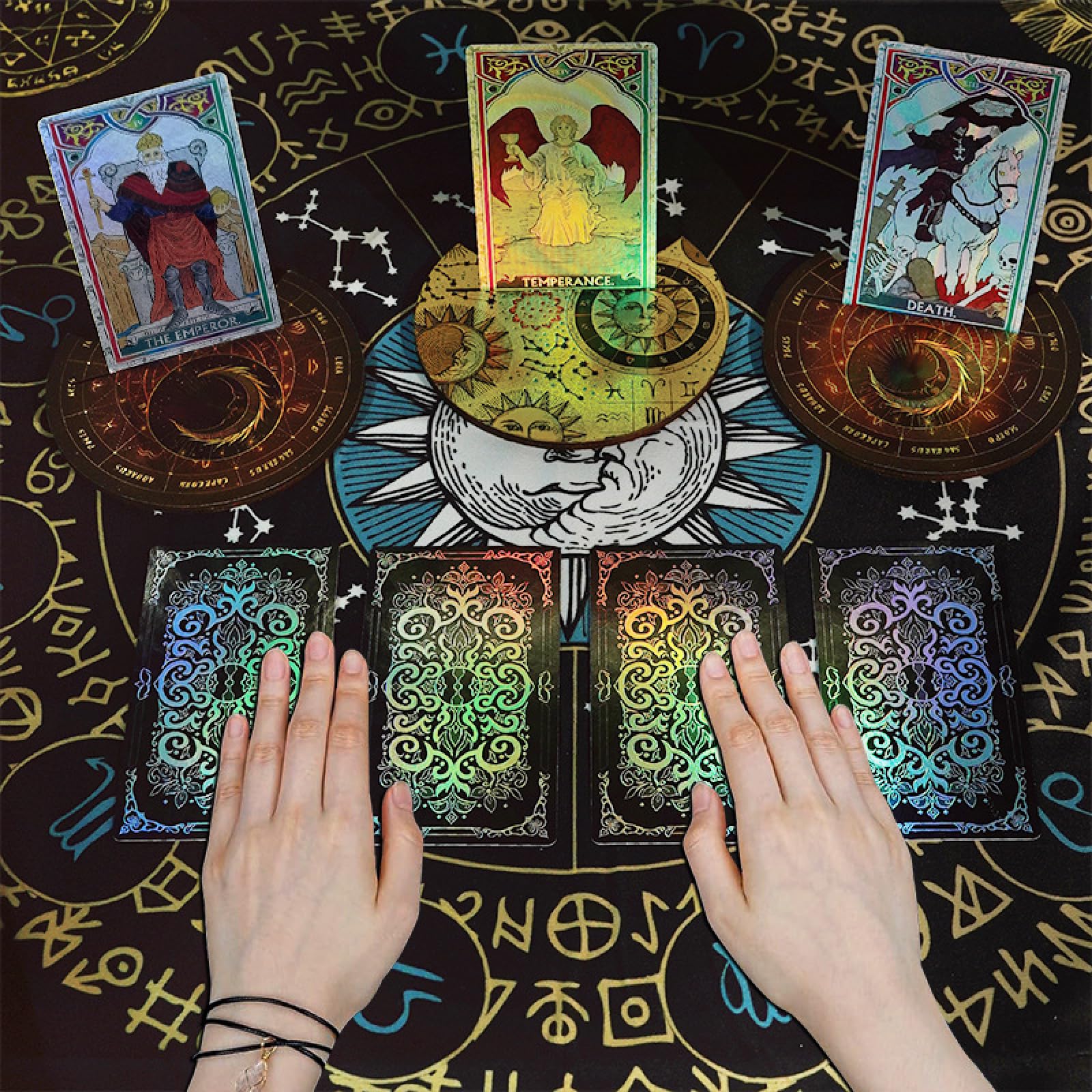 Jeu de cartes de tarot Waite Tarot - Cartes de tarot WITT - Convient aux débutants