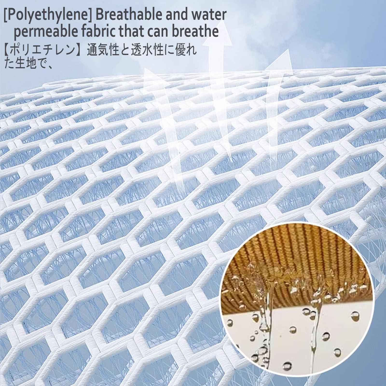 Wave Shade Cover, Patio Intrekbare Pergola Luifel Vervanging Outdoor Shade Cover, Wave Zonnescherm Zeilluifel, for Patio Deck Gazebo, met opschuifbare draadkabelhardware (Size : W2.6*L5m/W8.53*L16.41