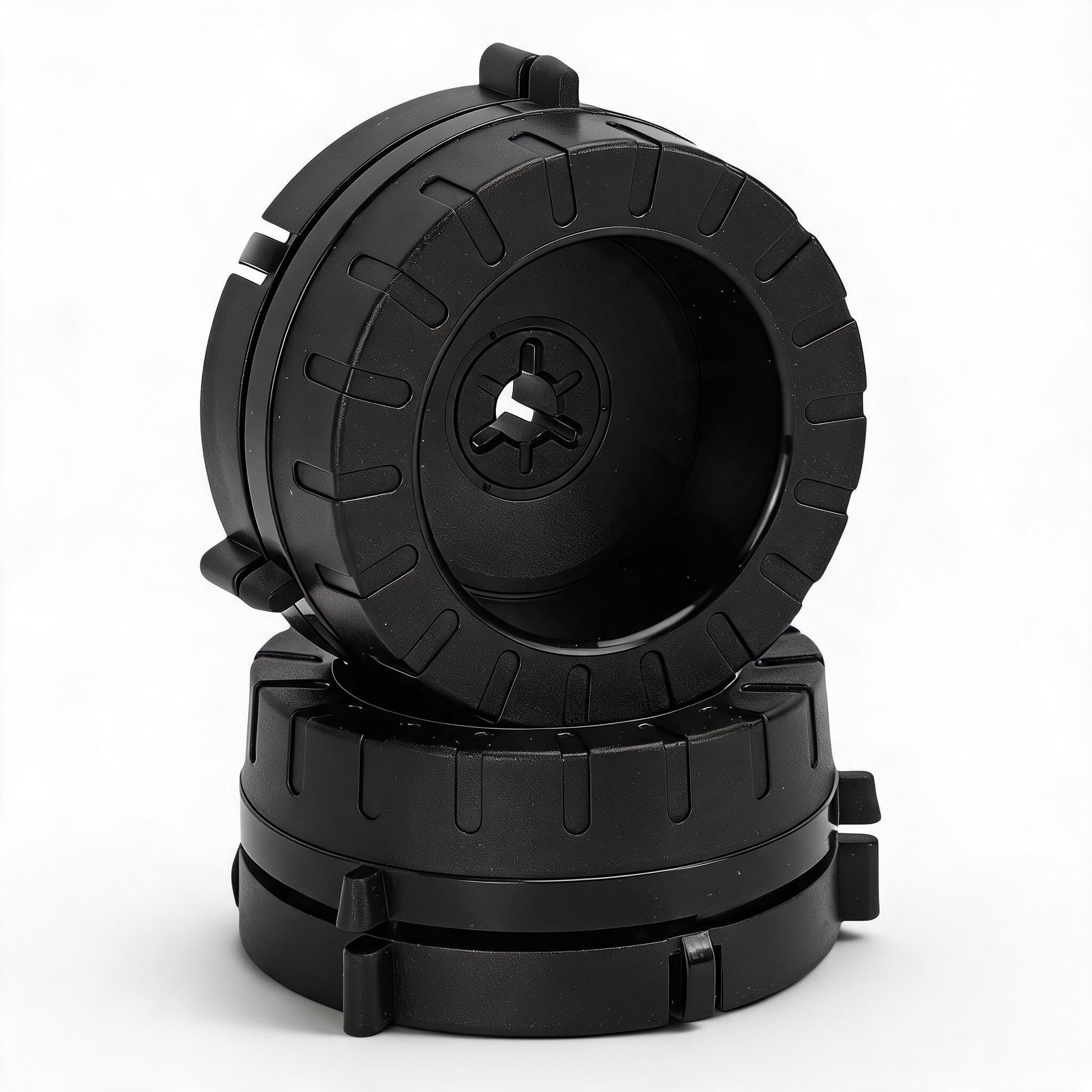 Adattatore per Bobina NAB, Base in Plastica Bloccabile per Registratore a Nastro Reel to Reel, Apriregista per Bobina da 1/4 di Pollice