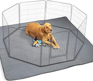 The Ultimate Easy to Clean XXL Puppy Whelping Pad 72"x72" - Our Washable Super Absorption Pee Pad is Perfect for Your Whelping Box Or Exercise Playpen- The Durable Non Slip Floor Mat for Dogs