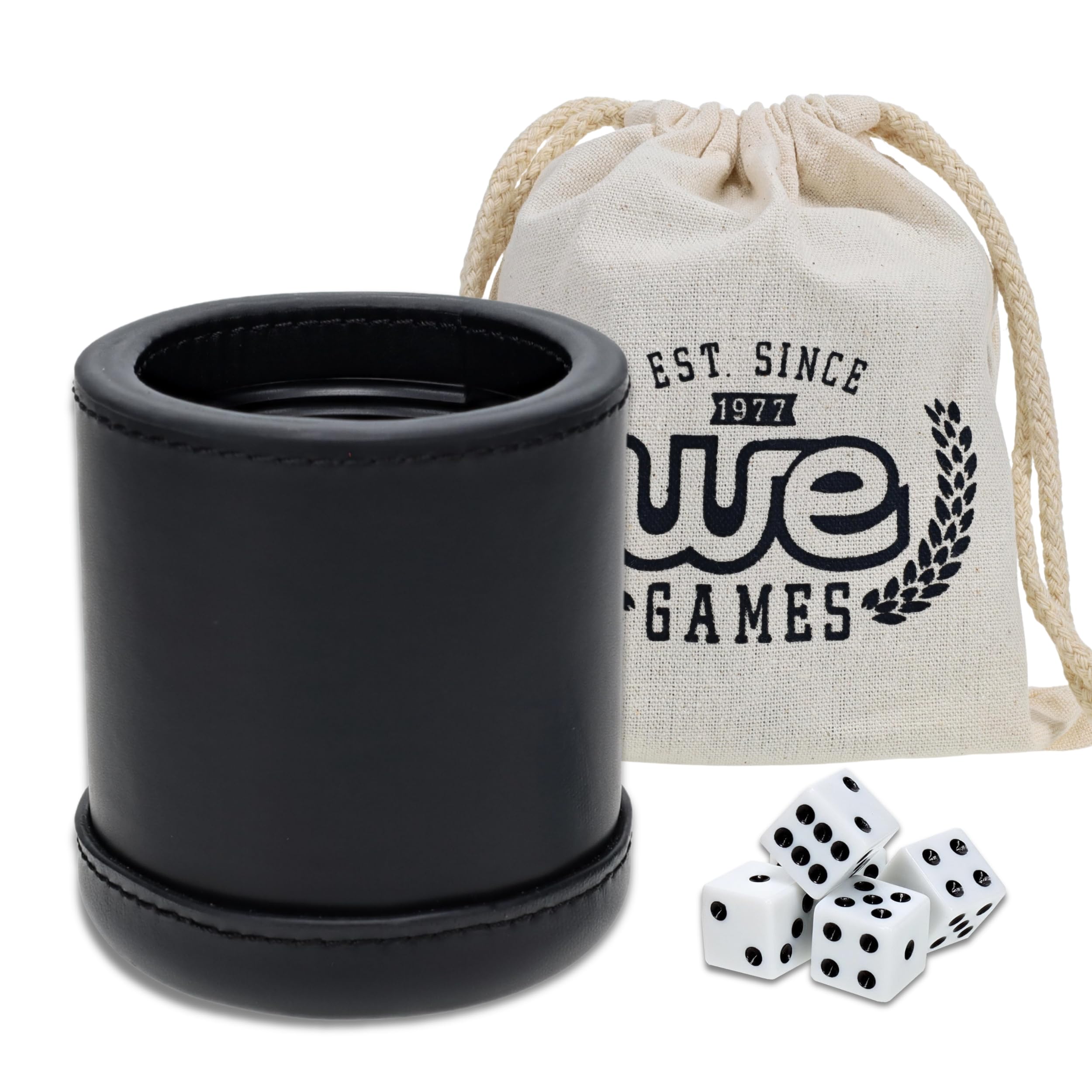 Amazon.com: WE Games Professional Handmade Black Leather Dice Cup