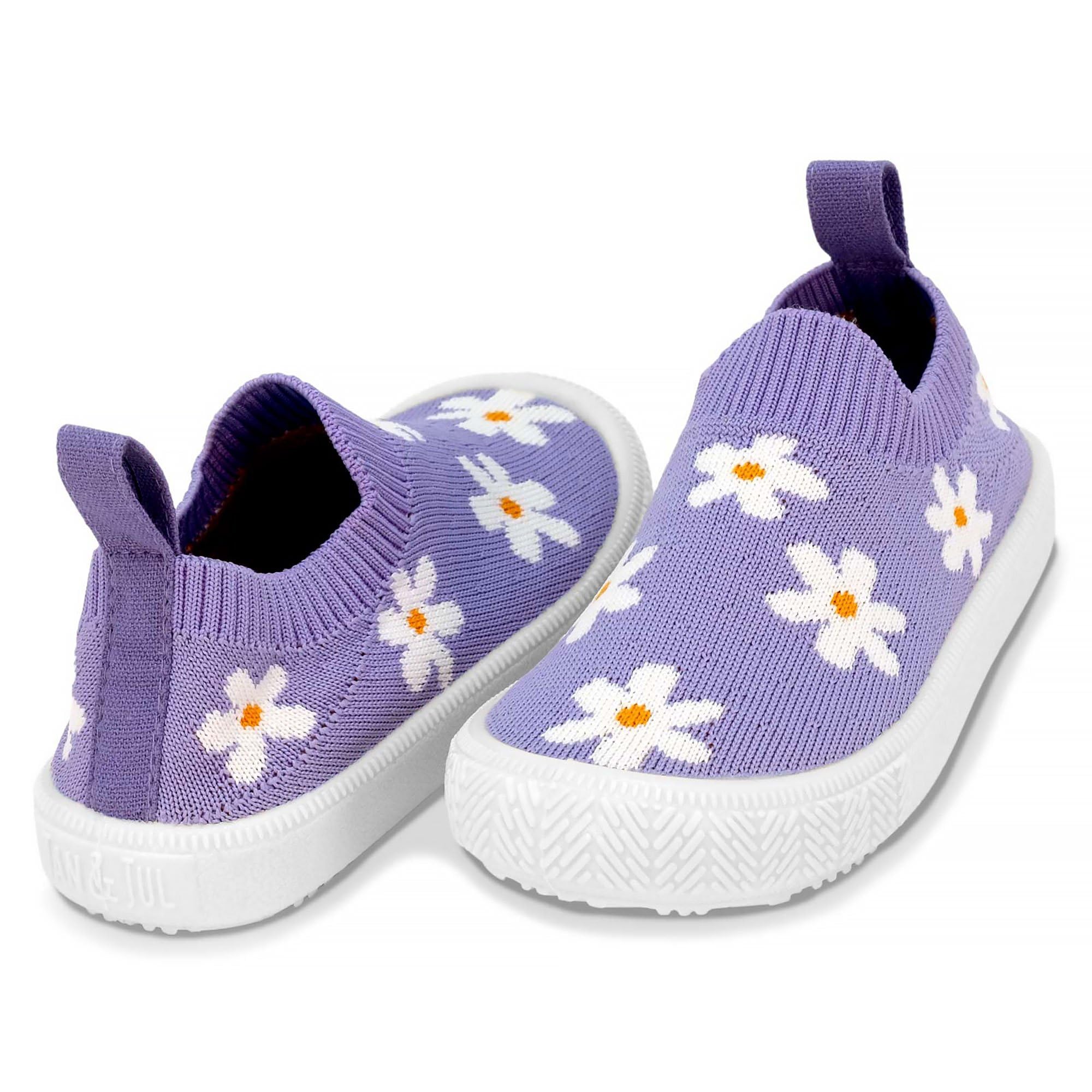 Jan & Jul Scarpe da ginnastica lavabili per bambini, sneakers grafiche leggere