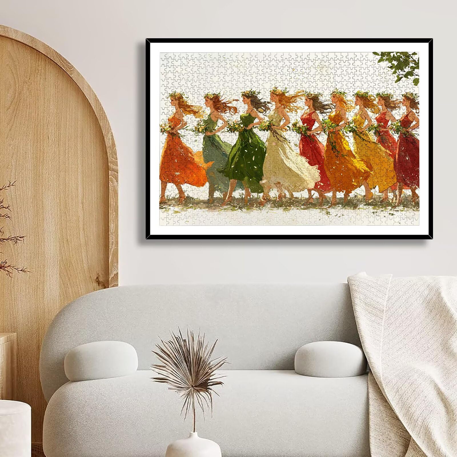 Puzzle 2000 Pezzi Donna, Puzzle Colorato 2000 Pezzi Arte per Adulti e Bambini, Misura: 99.5x70.5 cm, Puzzles Legno per Adulti con Squisita Scatola di Imballaggio, Idea Regalo Donna, Regalo Uomo, -8443
