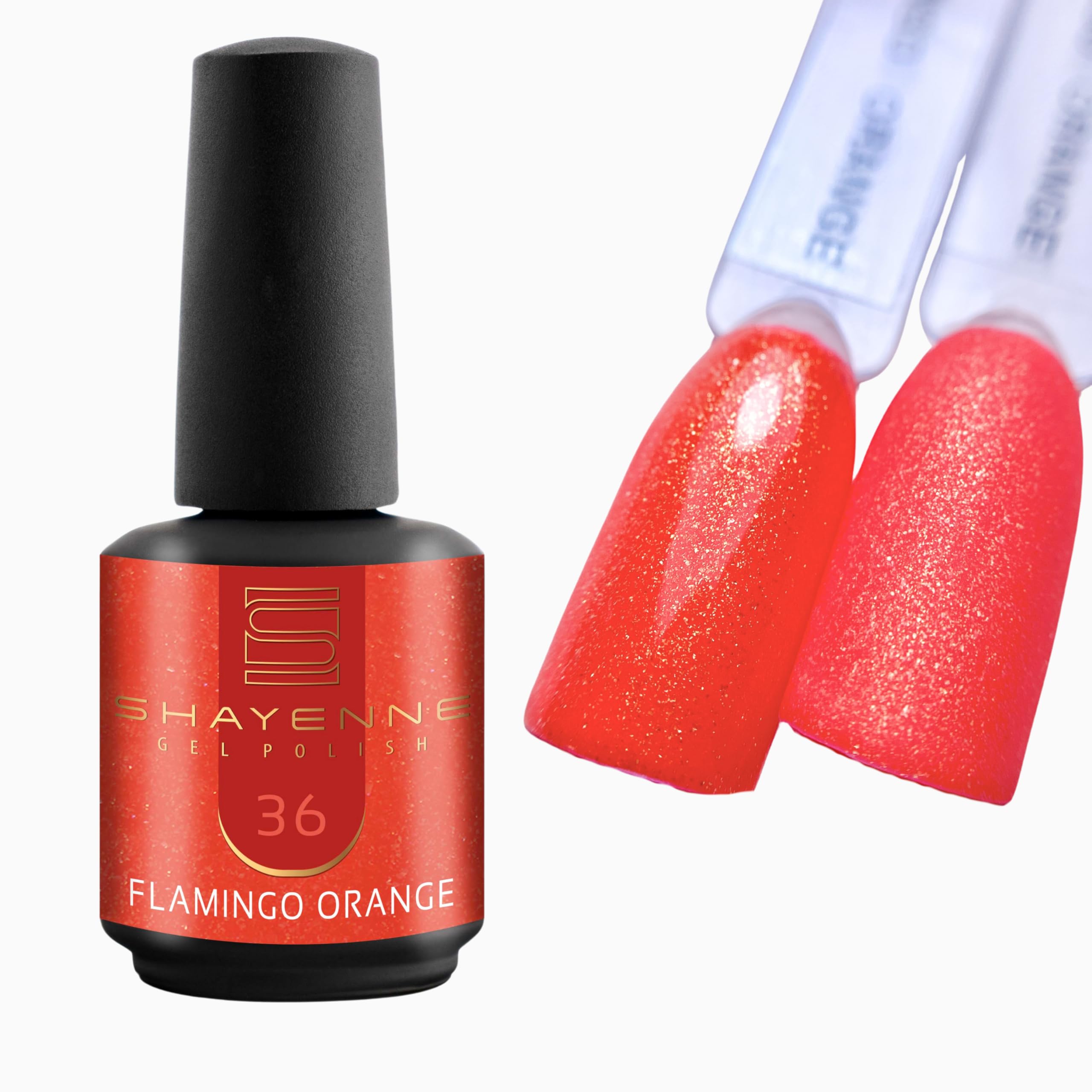 SHAYENNE UV Gel Nagellack Schwarz 15ml – 63 Black Diamond Gl