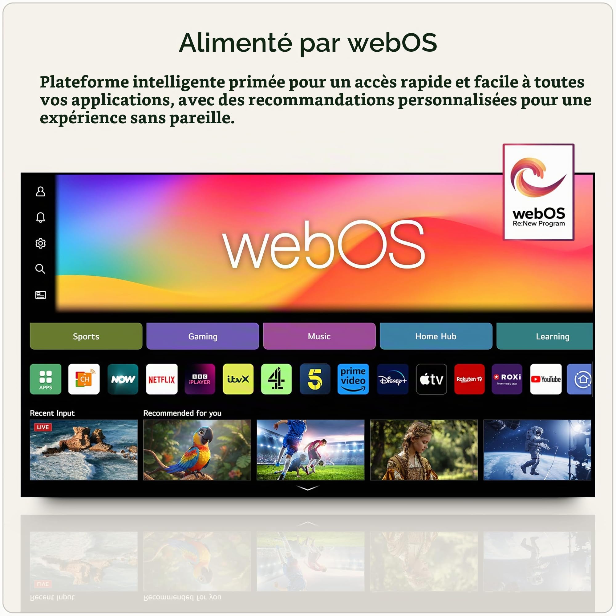 LG TV UHD AI 2026 | 43NU80 | 43'' (108cm)