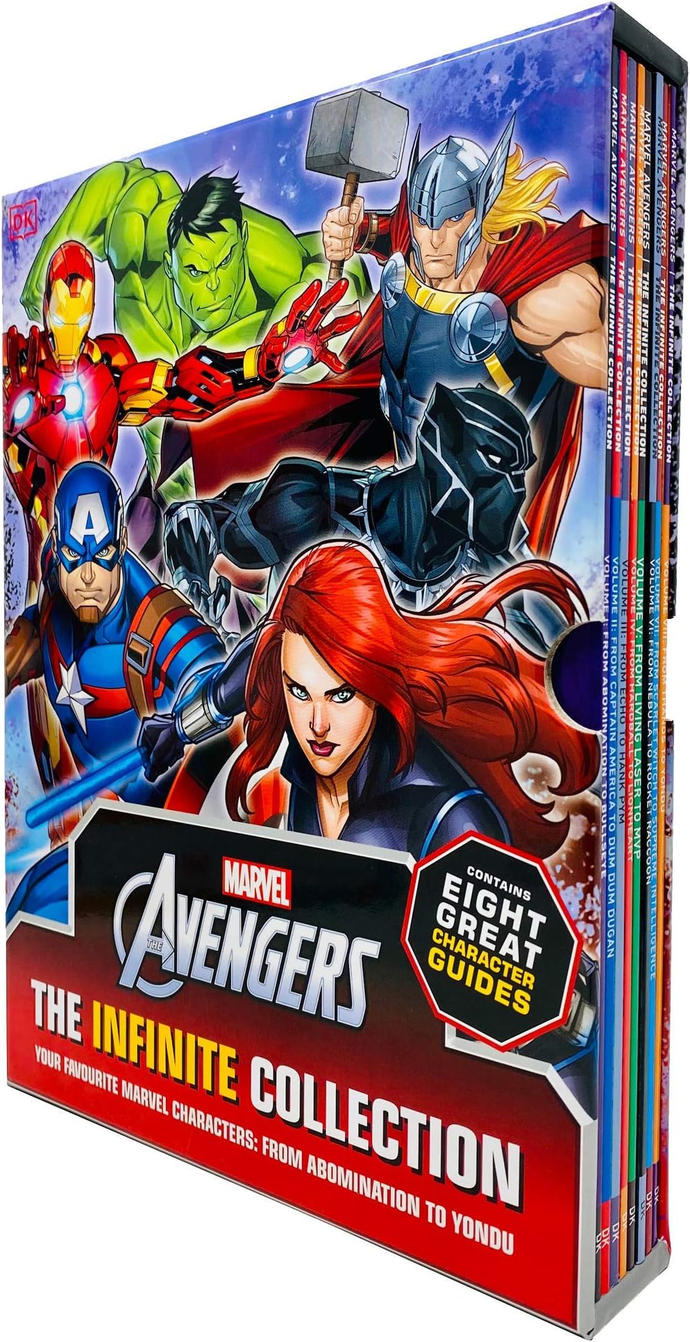 Marvel The Avengers The Infinite Collection Character Guides Volume 1 - 8 Books Collection Box Set