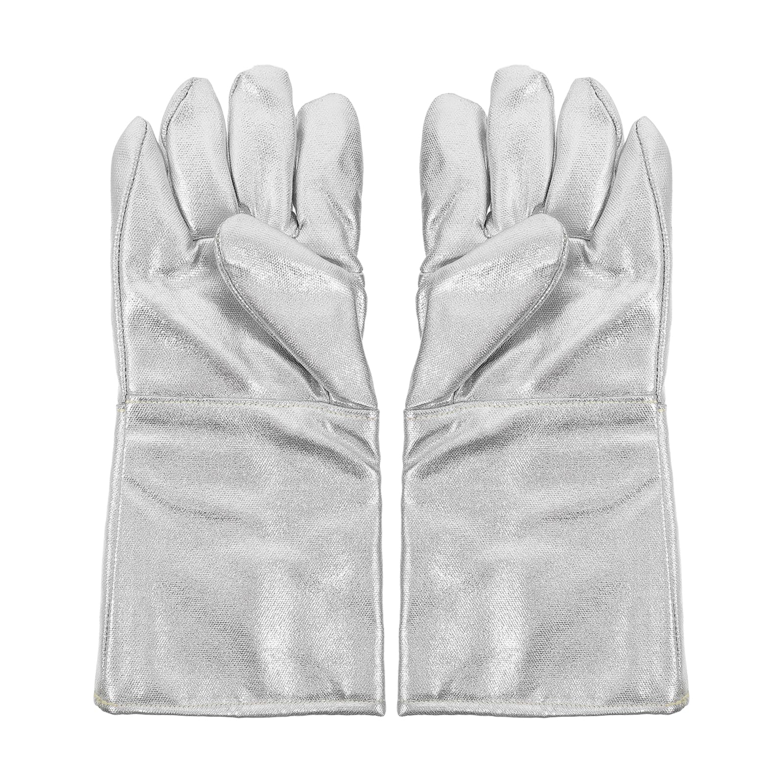 SHINEOFI Hitzeschutzhandschuh aus Aluminiumfolie 2 Stück für Schweißen