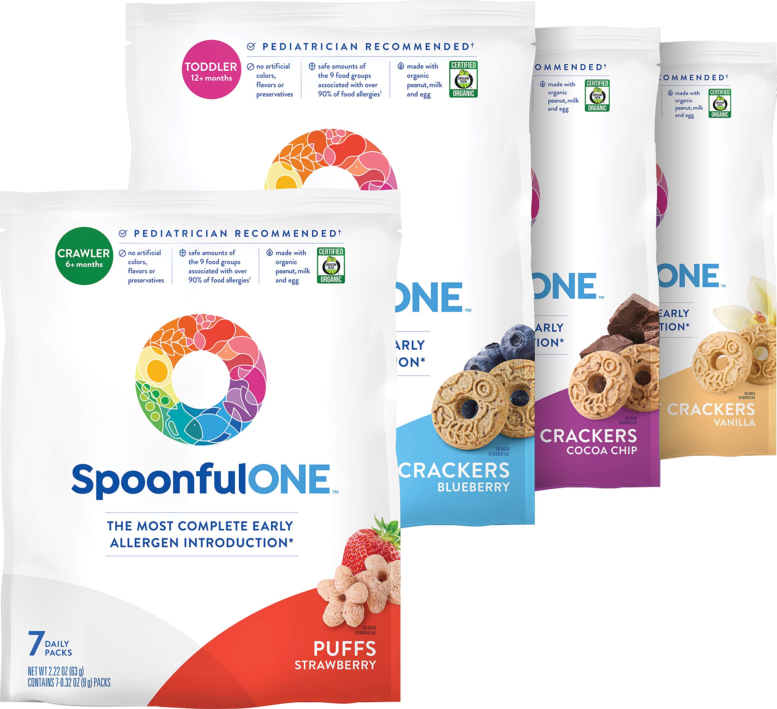 Buy SpoonfulONE Food en Introduction Puffs and Crackers Smart Feeding