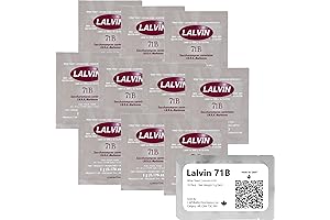 Lalvin 71B Wine Yeast: Home Brew Companion for Wine, Cider, and Mead