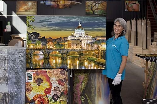 Miniatura 6 de Startonight Lienzo decorativo para pared, Roma Italia, pintura decorativa para sala de estar, 32 x 48 pulgadas