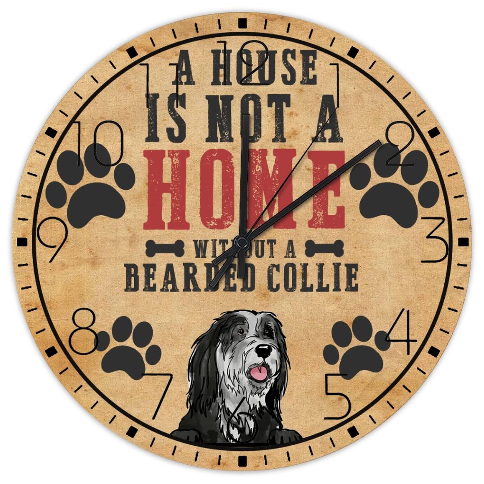 Horloge murale amoureux des chiens : le cadeau parfait pour maîtres