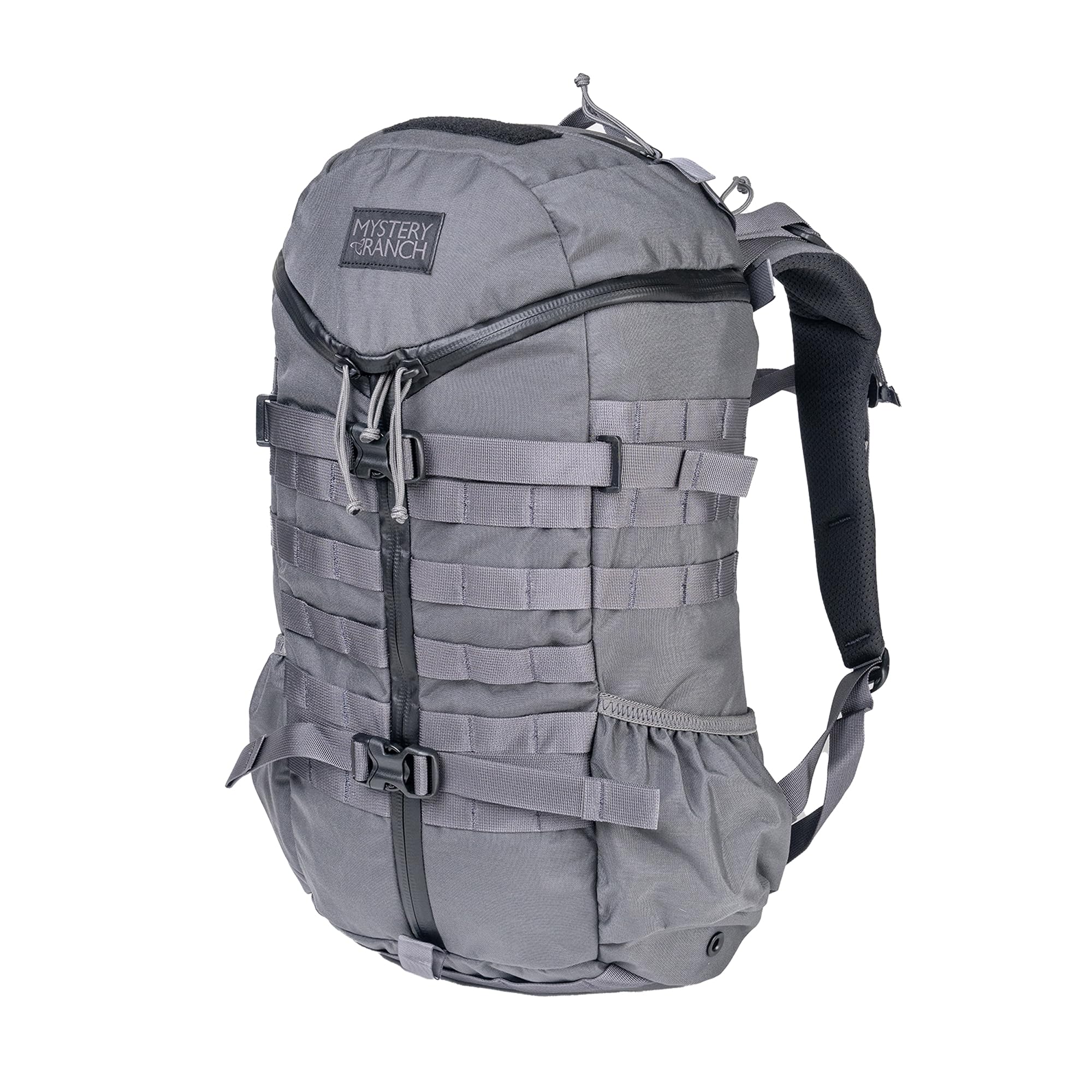Mystery Ranch 2 Day Backpack – Modern Utility Bag with Exterior Webbing, Removable Waist Belt & Laptop Sleeve – Shadow, L/XL