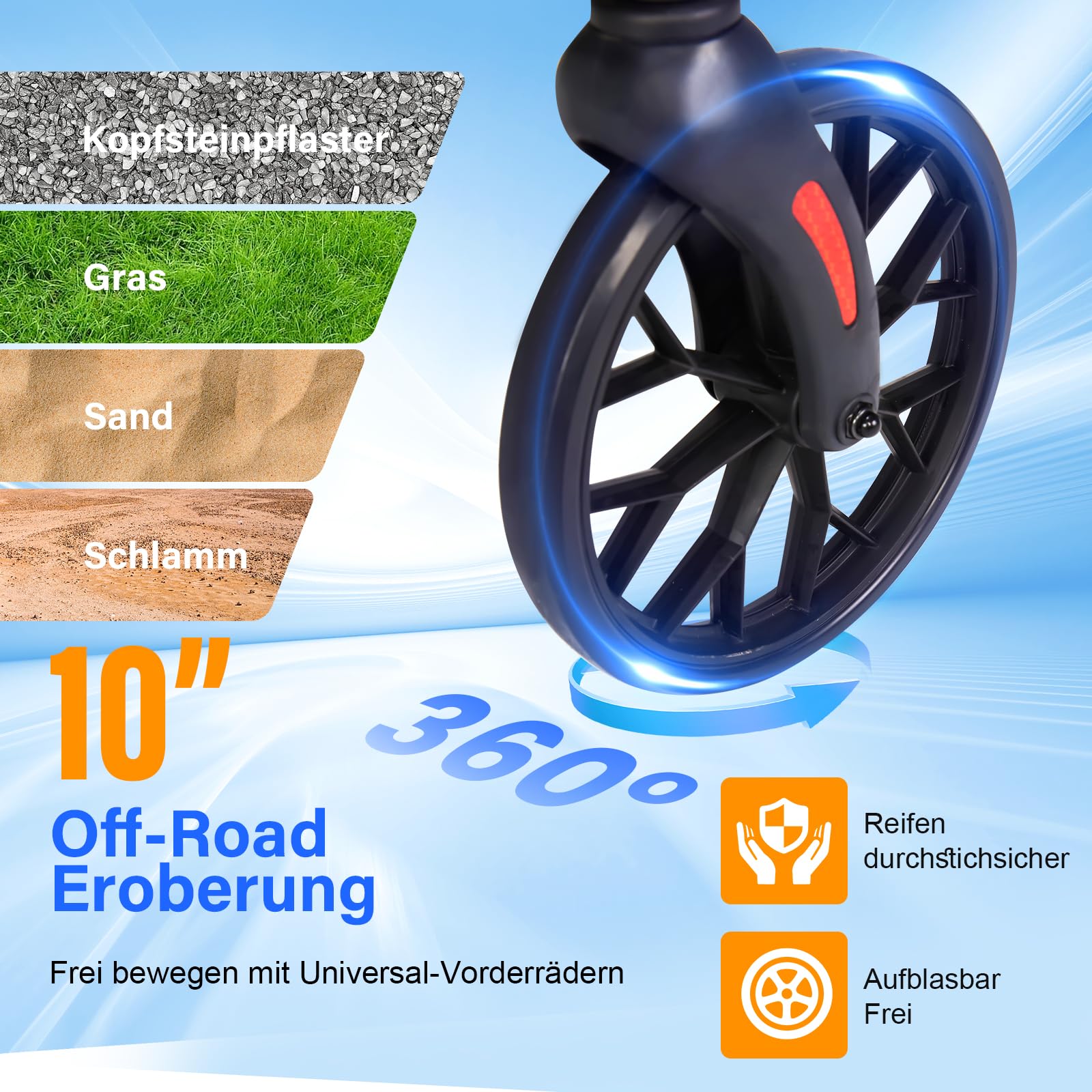 2-in-1 Rollstuhl-Rollator faltbar und leicht mit Sitz, klappbarer Rollstuhl für Senioren, Aluminium-Gehhilfe Transportstuhl, höhenverstellbar für Innen- und Außenbereich mit Bremsen
