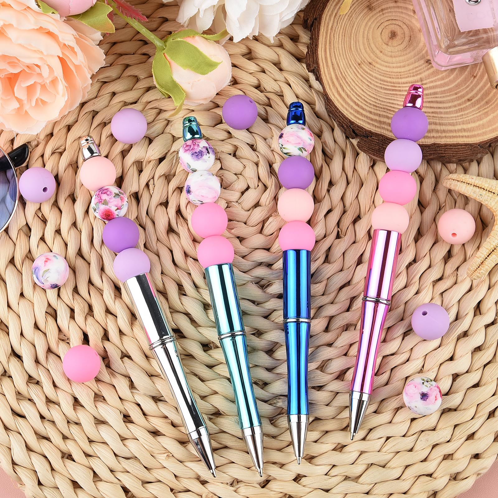 50 Bunte Tier-Silikon Perlen – DIY Charms Für Armbänder, Schlüsselanhänger & Basteln