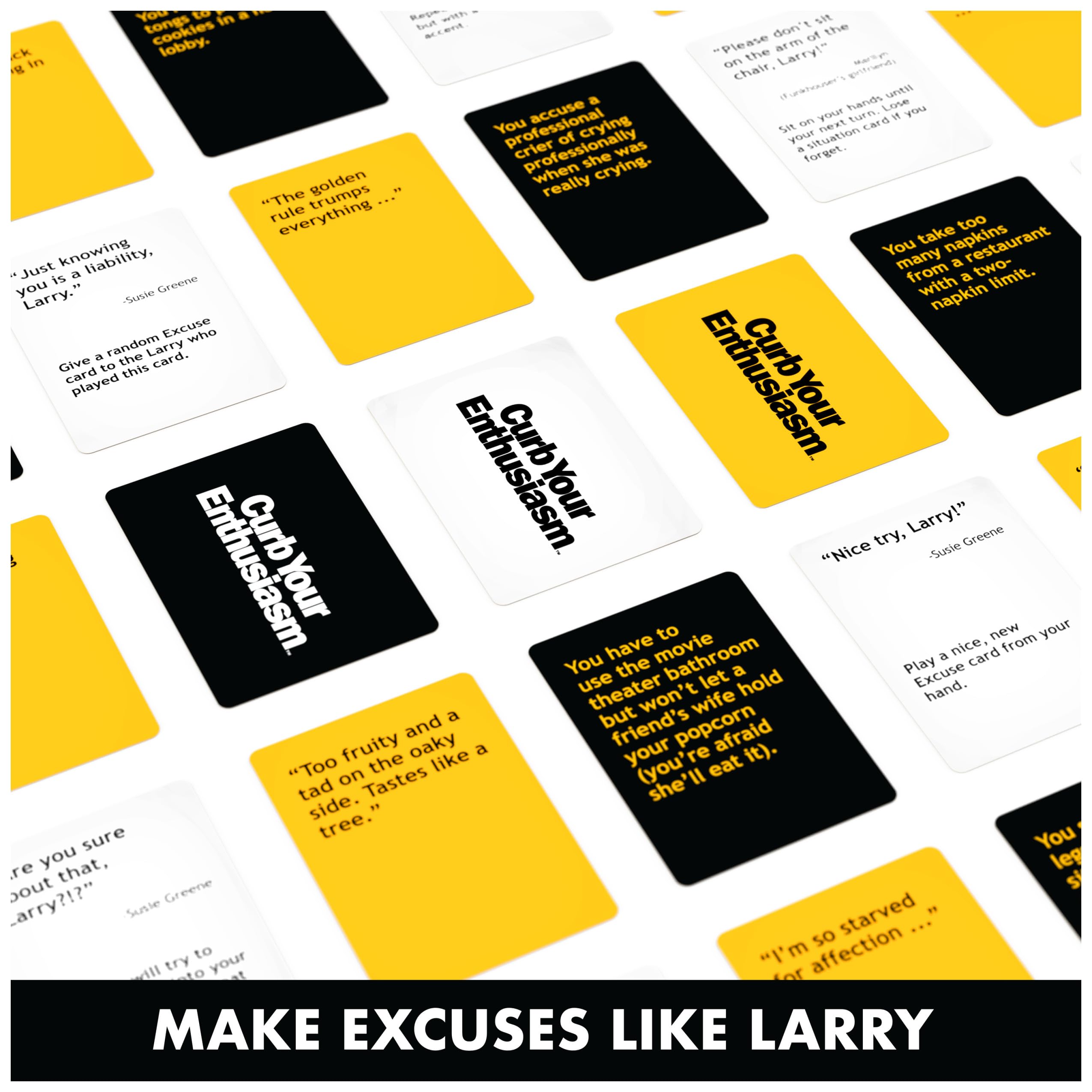 Curb Your Enthusiasm Hilarious Role-Playing Party Card Game, Ages 17 and Up