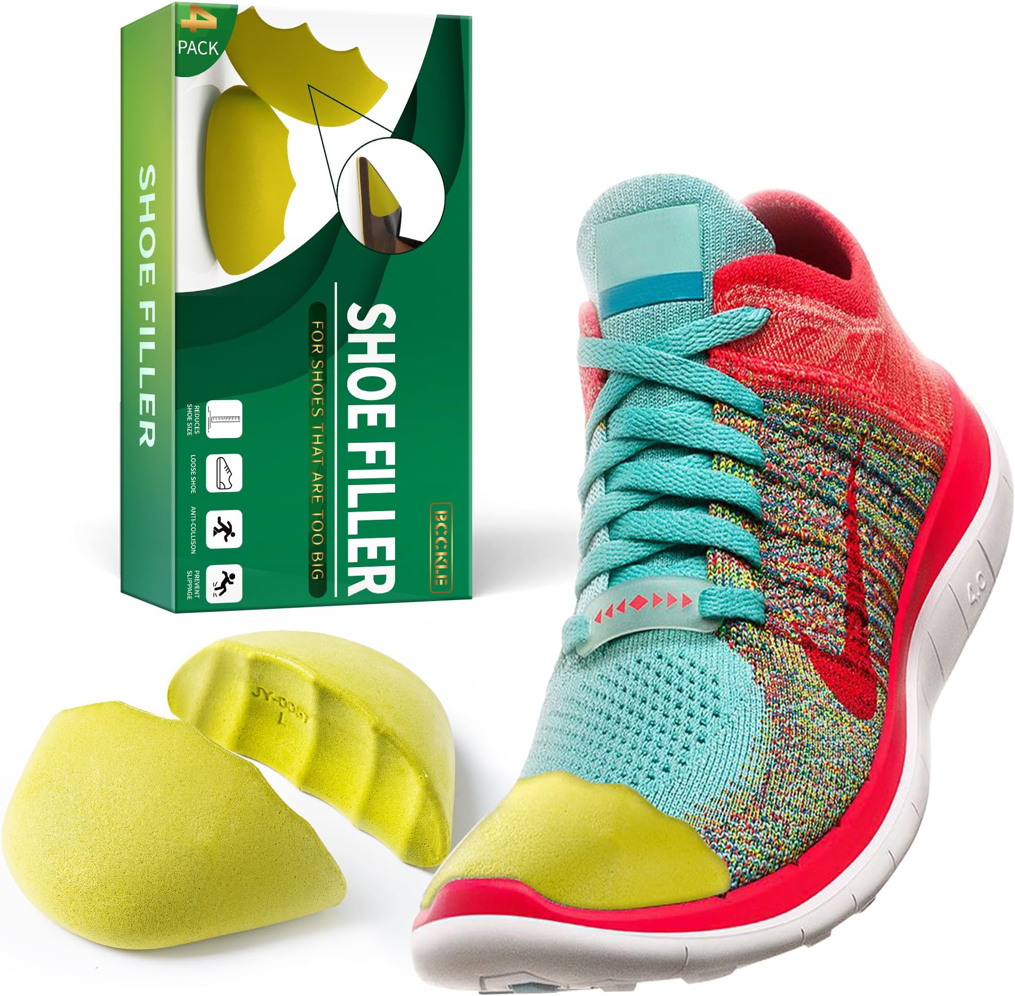 Shoe Fillers for Loose Shoe,Toe Filler Inserts,Shoe Inserts