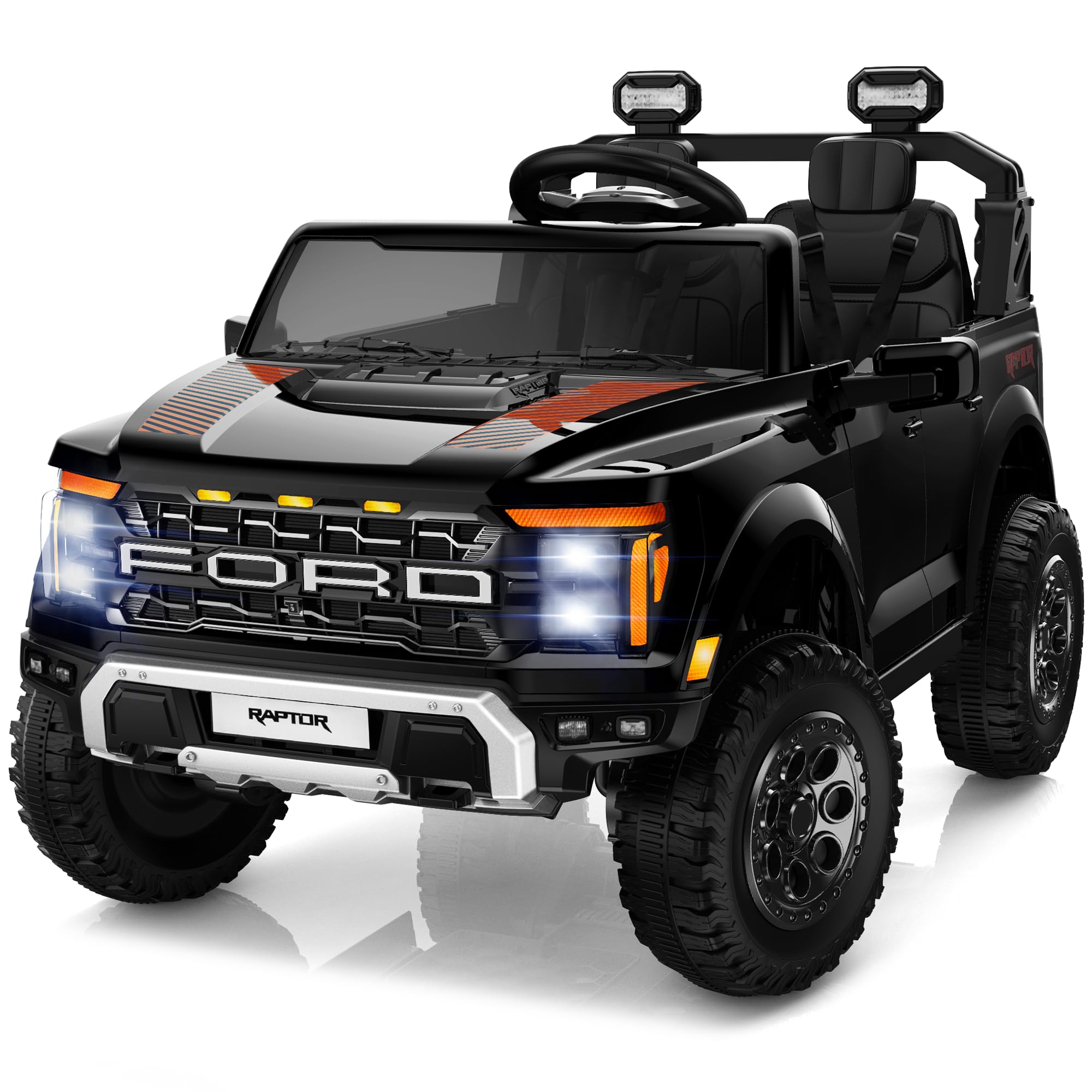 子供用電動カー FORD F-150 Amazon.com: ENYOPRO 12V Licensed Ford F-150 Raptor Kids Ride