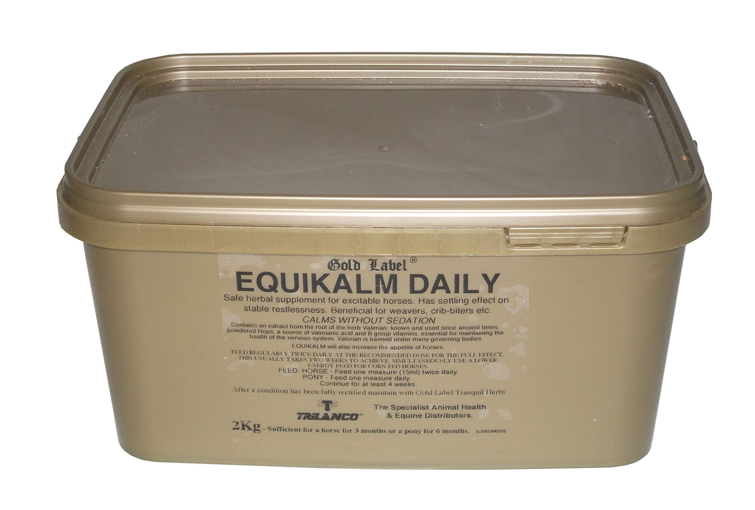 Gold Label Unisex's GLD0036 Equikalm Daily, Clear, 2 kg